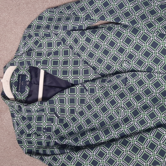 Women's Banana Republic Petite Retro 60's Printed Trench Coat Size XS - Picture 13 of 16